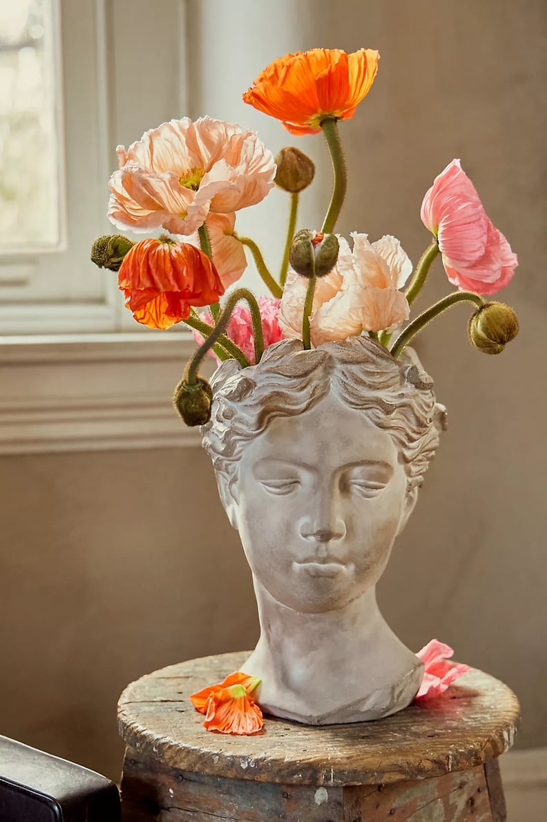 Blooming Decor: Anthropologie Grecian Bust Pot