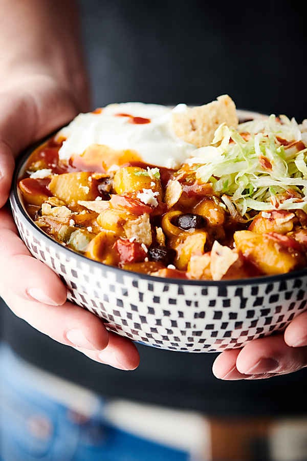 One Pot Taco Macaroni and Cheese