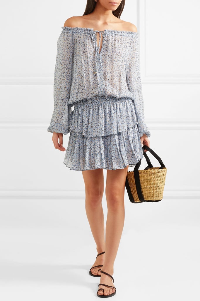 LoveShackFancy OfftheShoulder Dress Katie Holmes