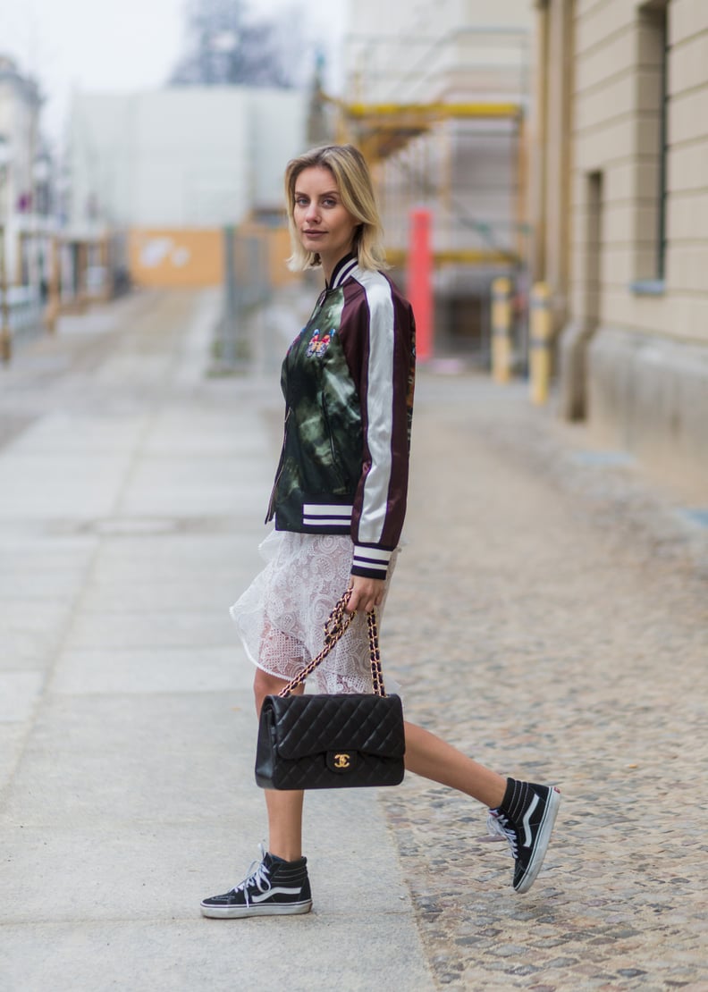 The Sneakers Work For High-Low Outfits