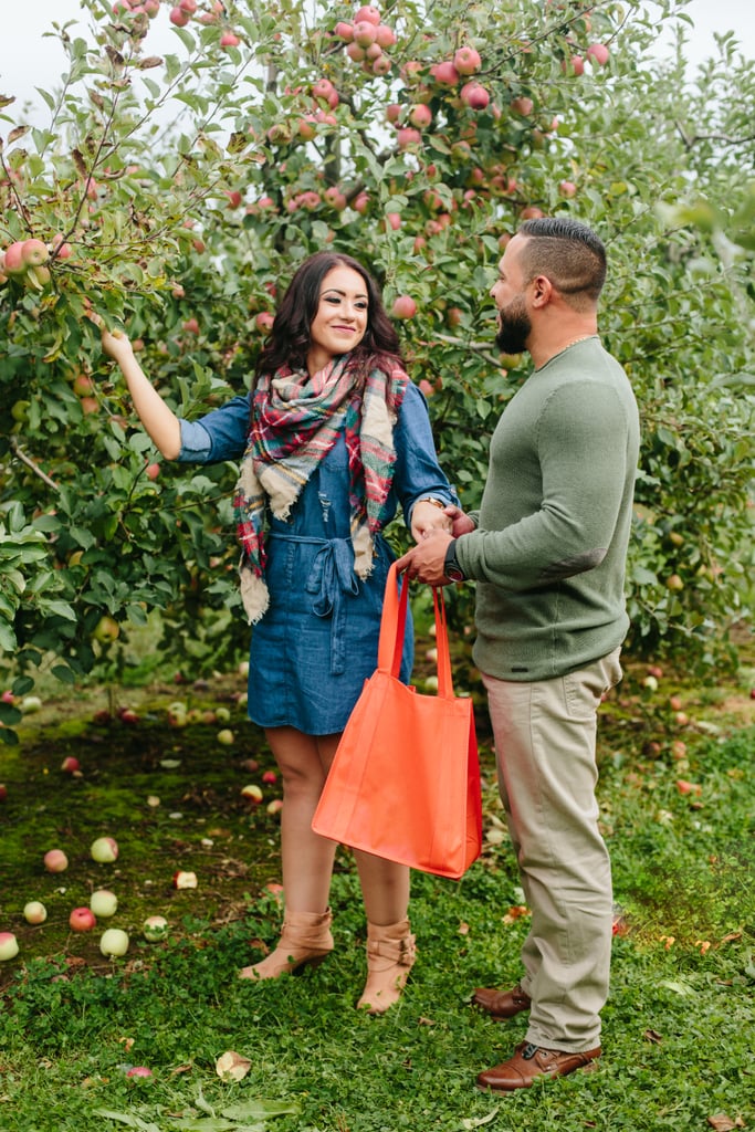 Apple Orchard Engagement Shoot