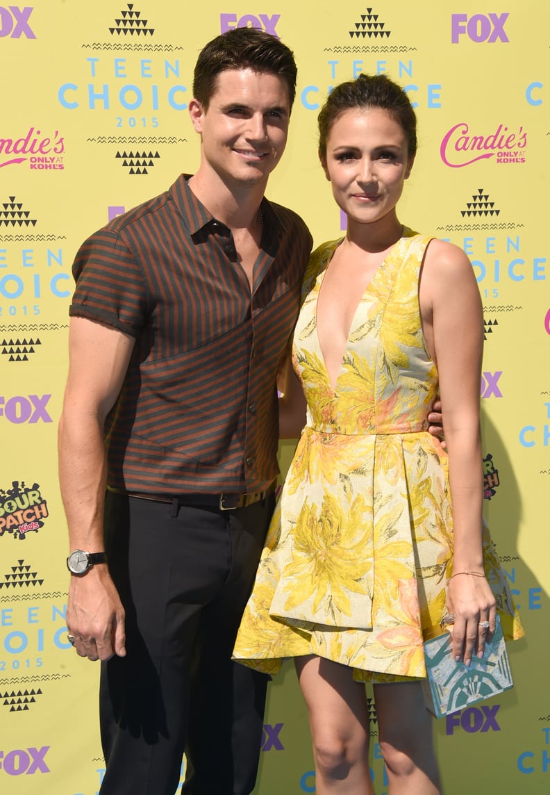 Robbie Amell and Italia Ricci