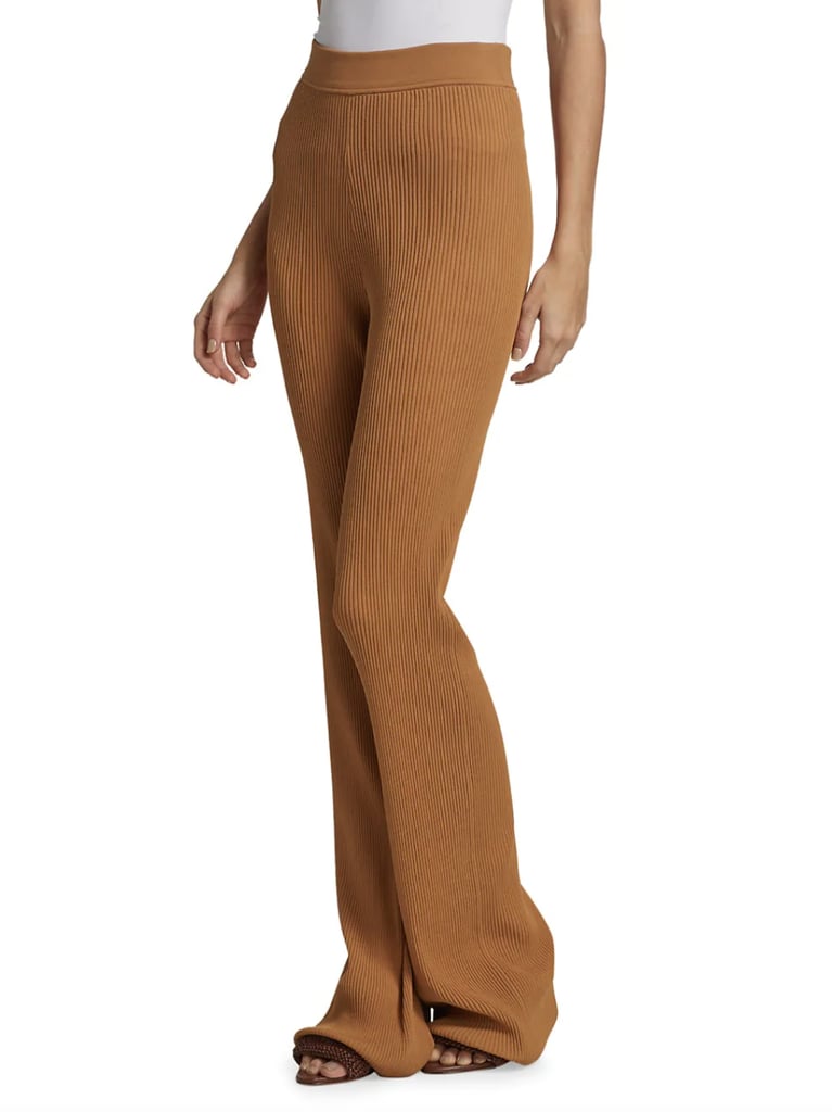 A.L.C. Logan Rib-Knit Flared Pants