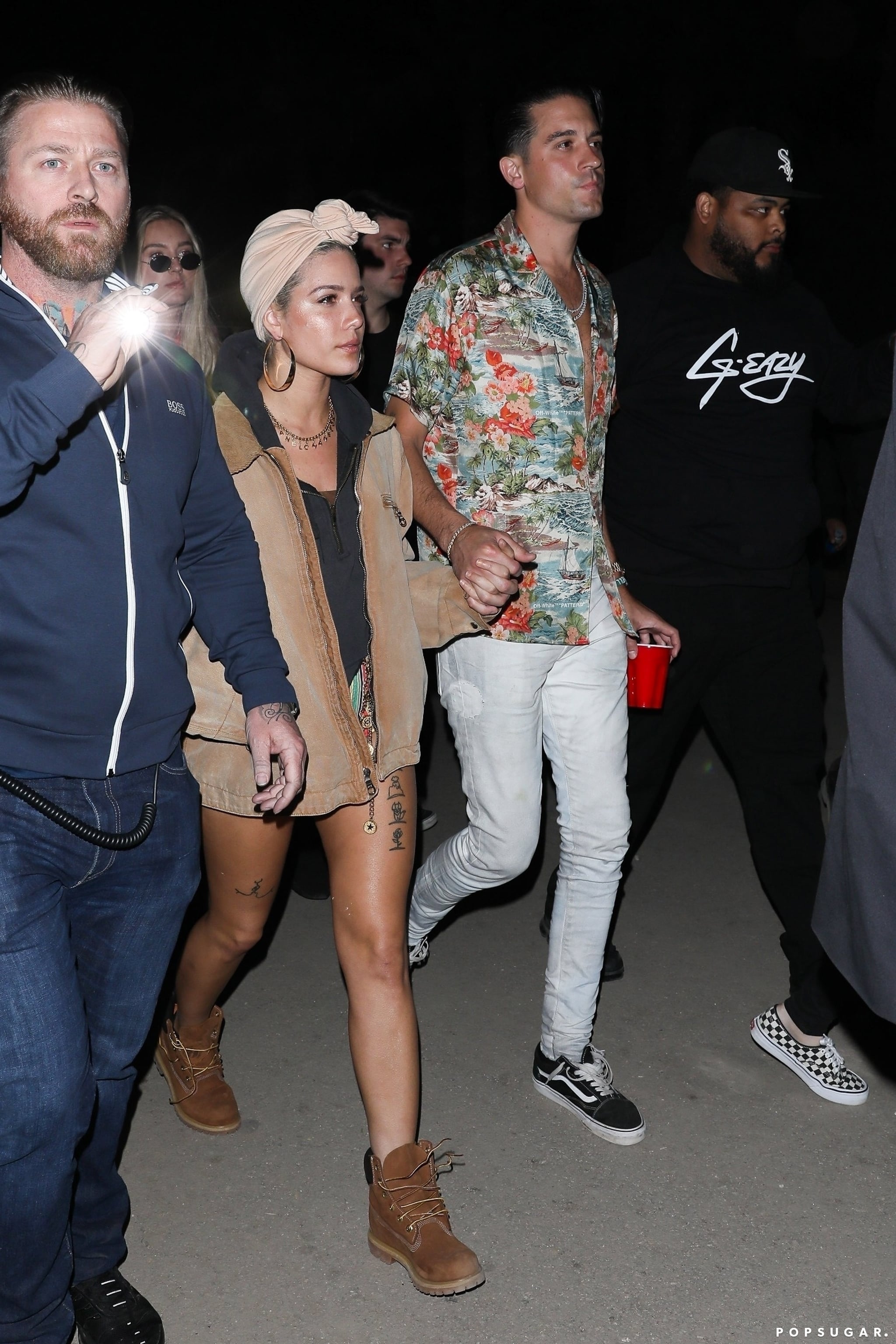 Get Wallpaper Halsey And Then Boyfriend G Eazy Arrived Hand In Hand At The For iPhone Free