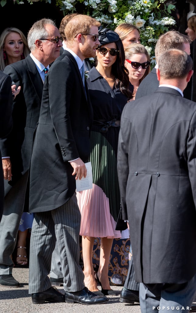 Prince Harry and Meghan Markle at Friend's Wedding 2018