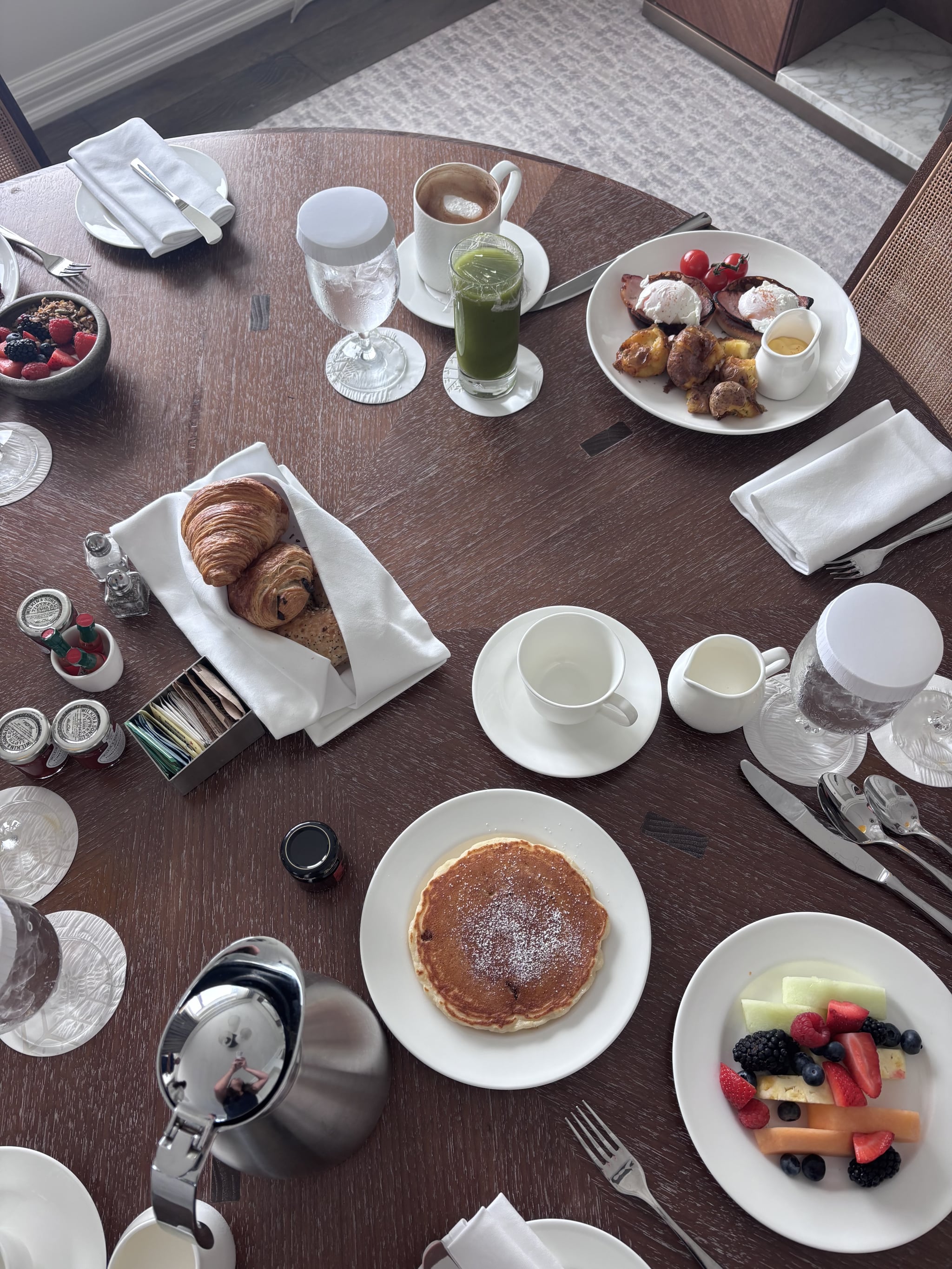 A brunch spread at the Four Seasons Chicago