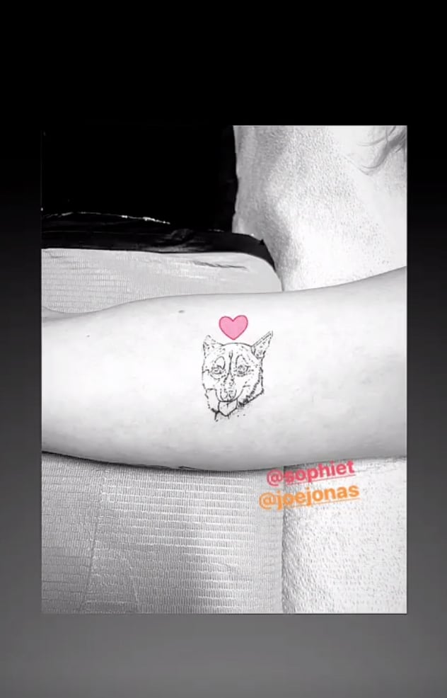 The Artist at Bang Bang Tattoo Shared Sophie Turner's Waldo Tattoo