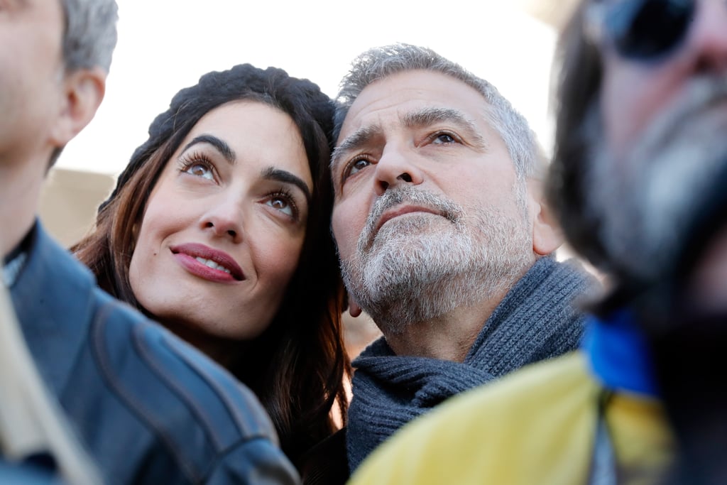 George and Amal Clooney at March For Our Lives 2018