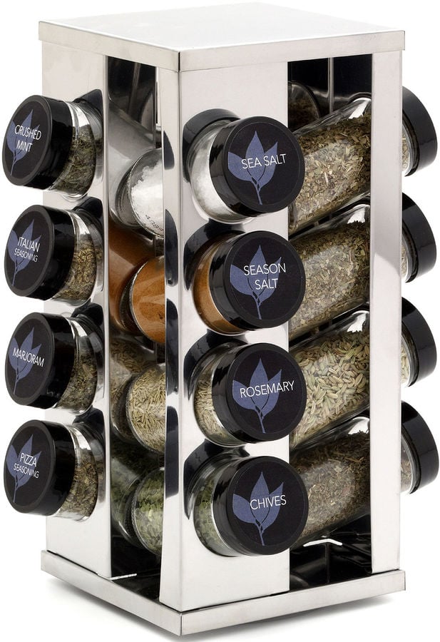 16-Jar Revolving Spice Rack