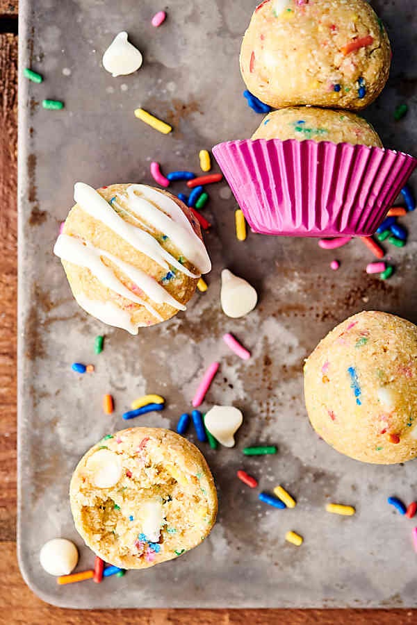 Funfetti Edible Cookie Dough Bites