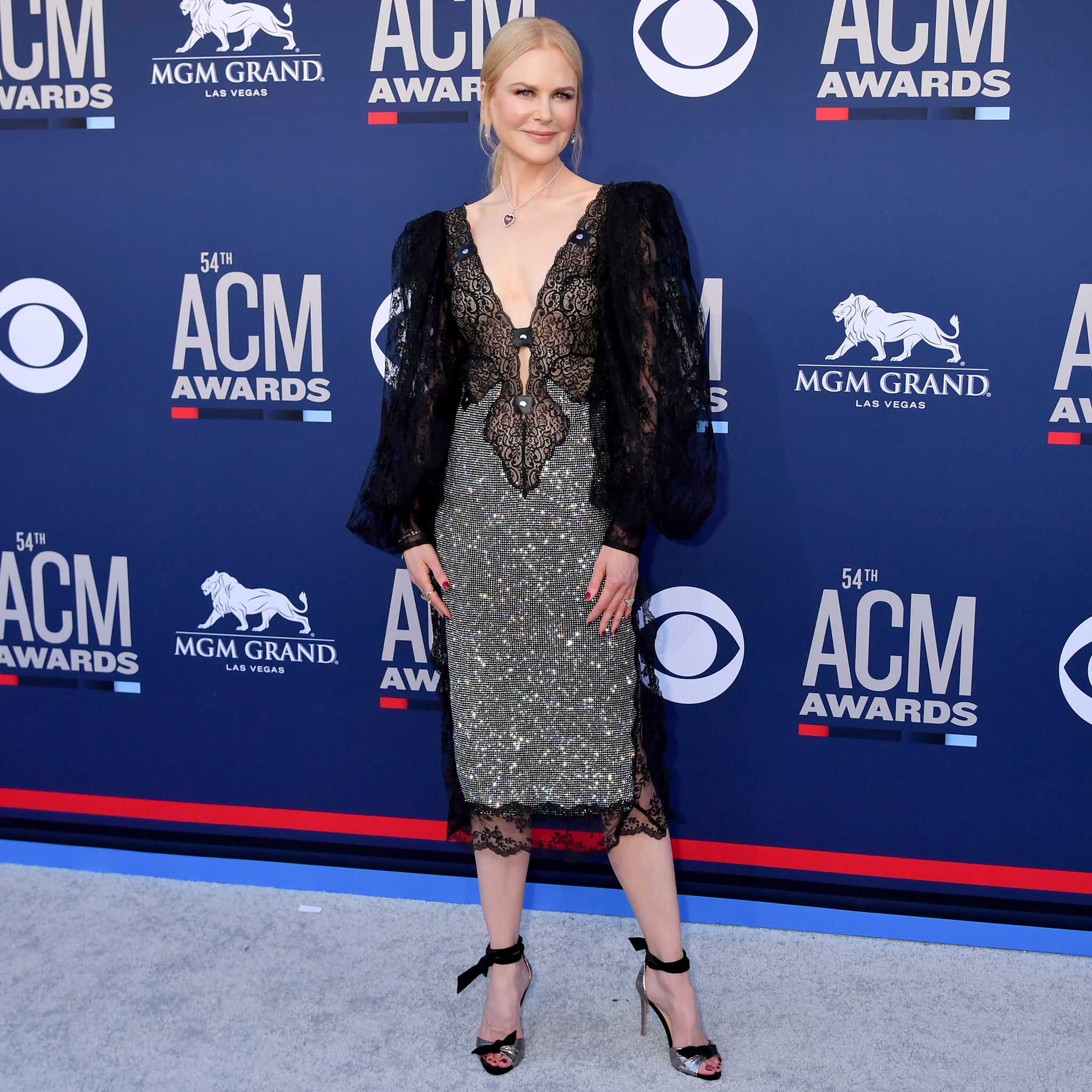 nicole kidman acm dress