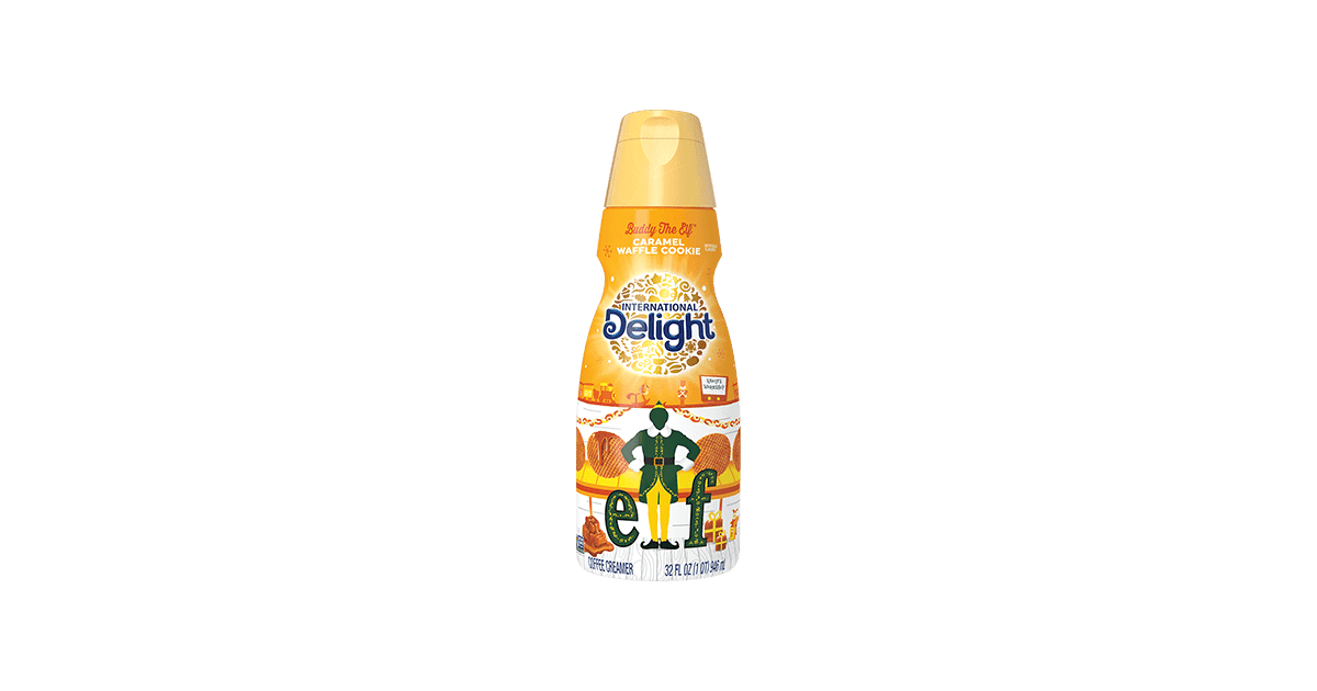 Buddy the Elf Caramel Waffle Cookie Creamer International Delight Elf