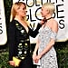 Michelle Williams and Busy Philipps at 2017 Golden Globes