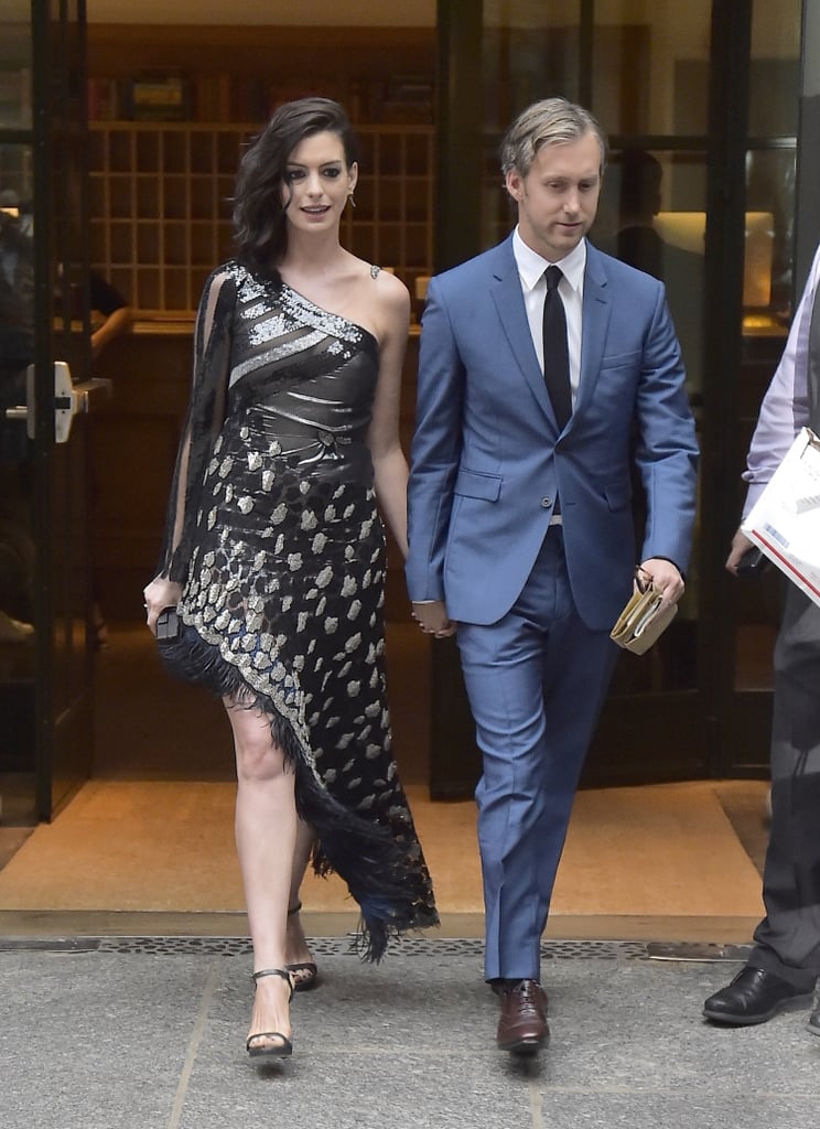 Anne Hathaway and Robert De Niro at The Intern NYC Premiere