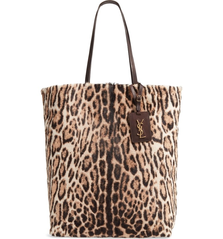 Saint Laurent Genuine Calf Hair Shopping Tote