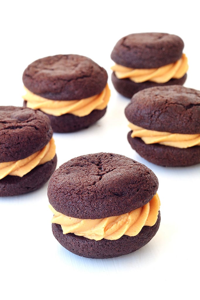 Chocolate Peanut Buter Cookie Sandwiches