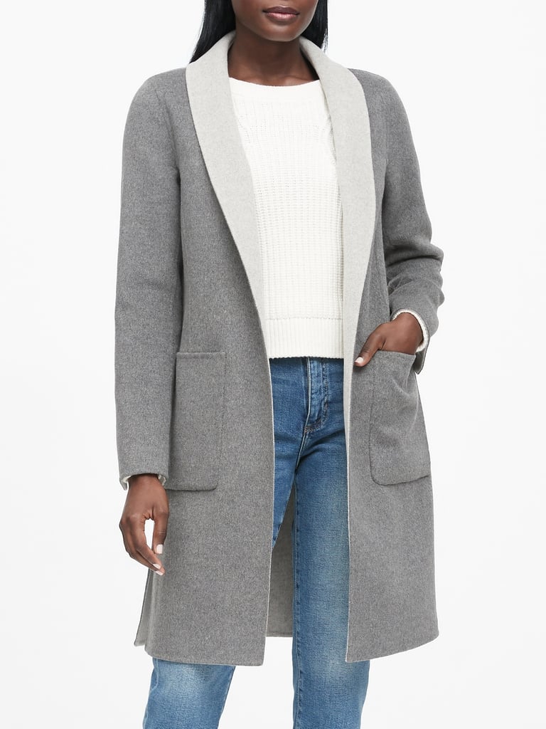 Banana Republic Reversible Car Coat