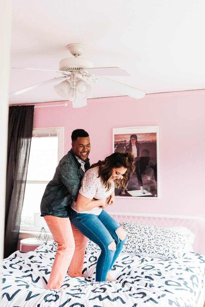 Retro '80s and '90s Engagement Shoot