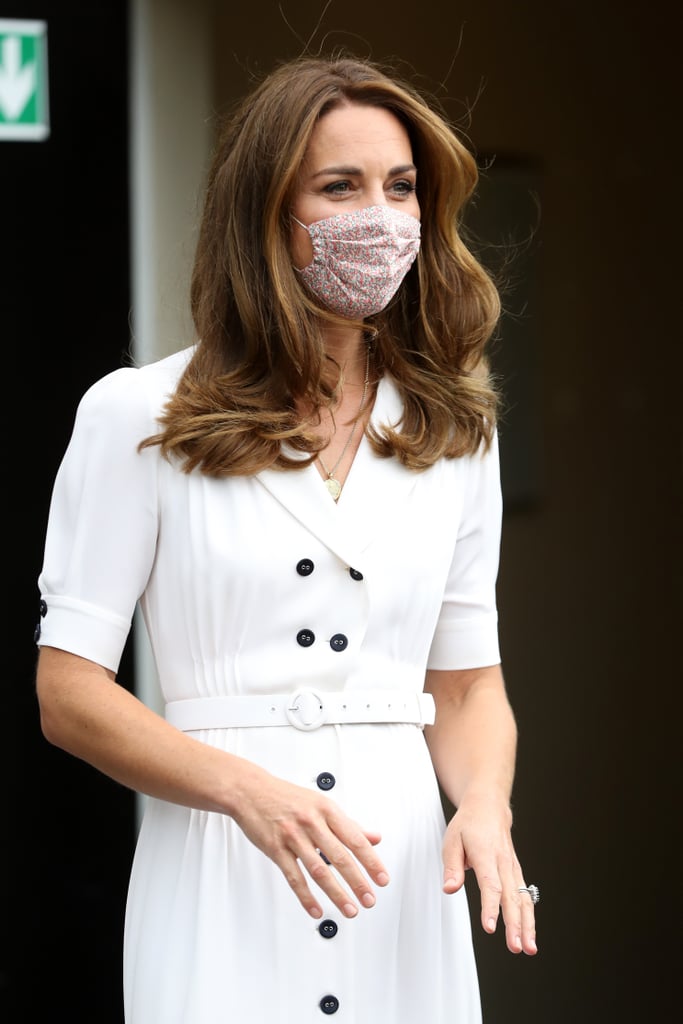 The Duchess of Cambridge Wearing Her Amaia London Face Mask