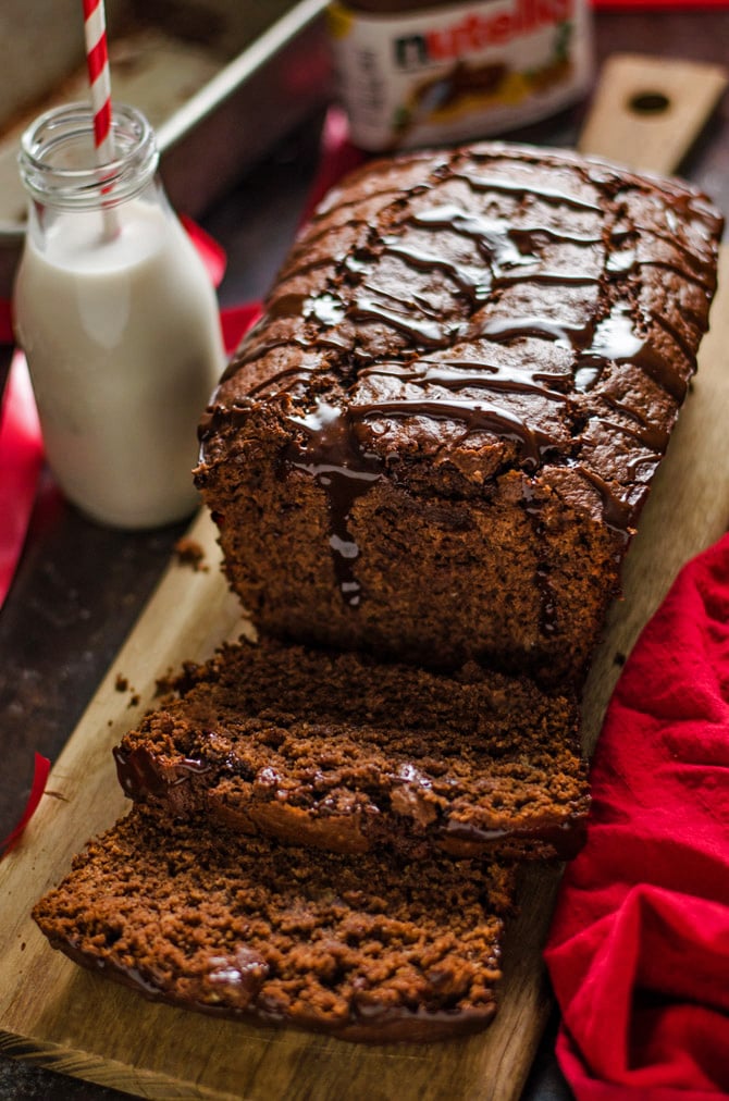 5-Ingredient Nutella Banana Bread