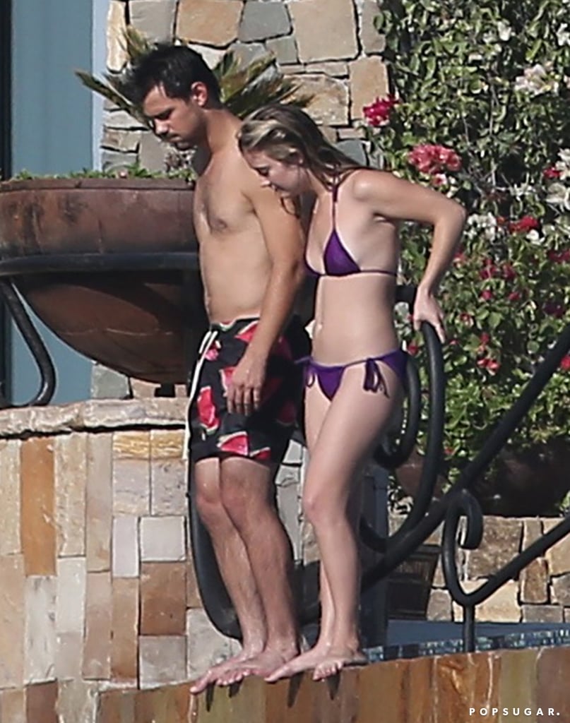 Billie Lourd and Taylor Lautner in Mexico Pictures Jan. 2017