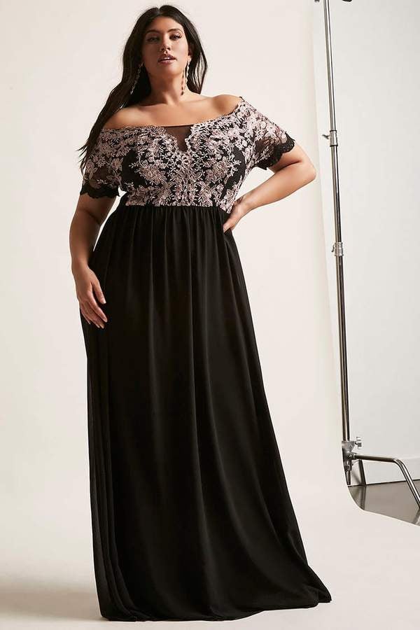 Forever 21 Off-the-Shoulder Gown