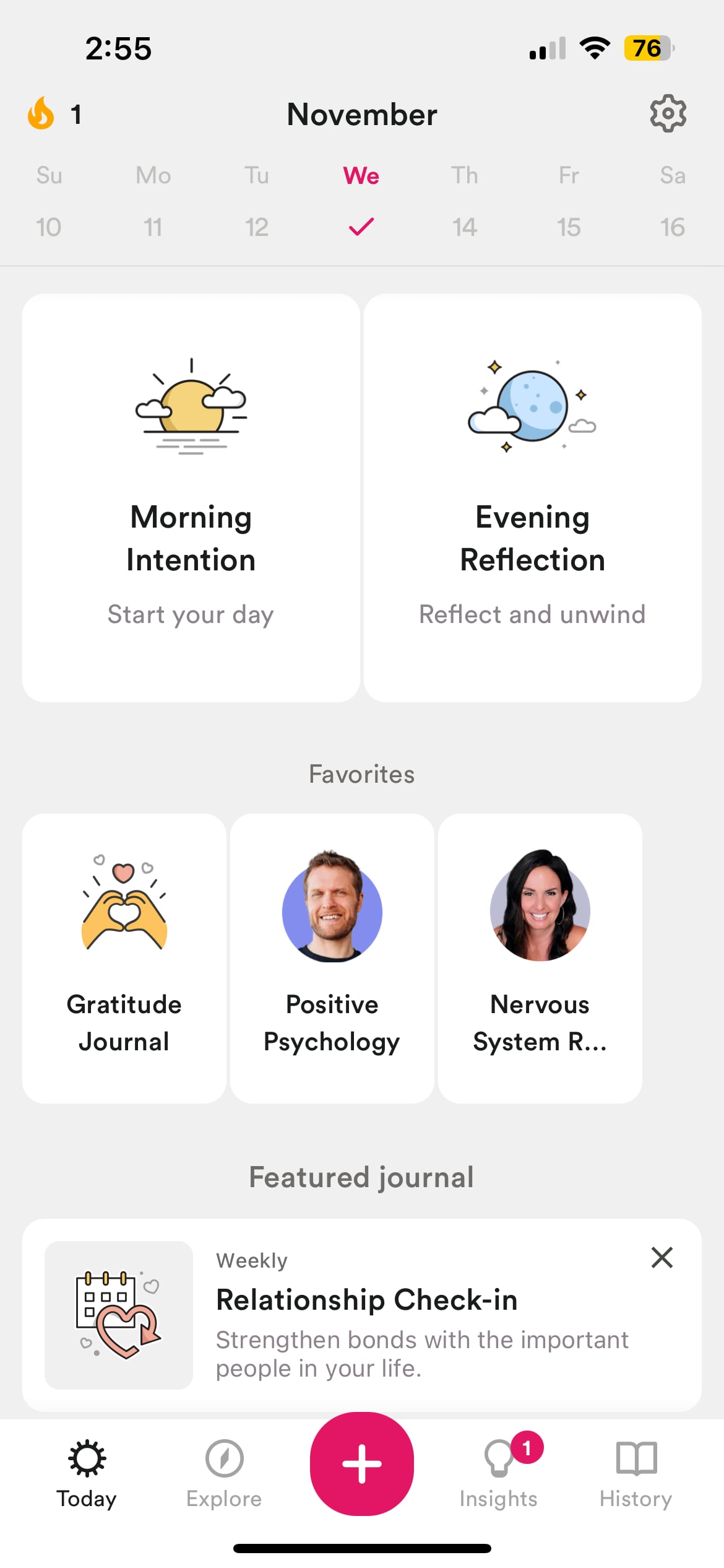 Rosebud AI journaling app.