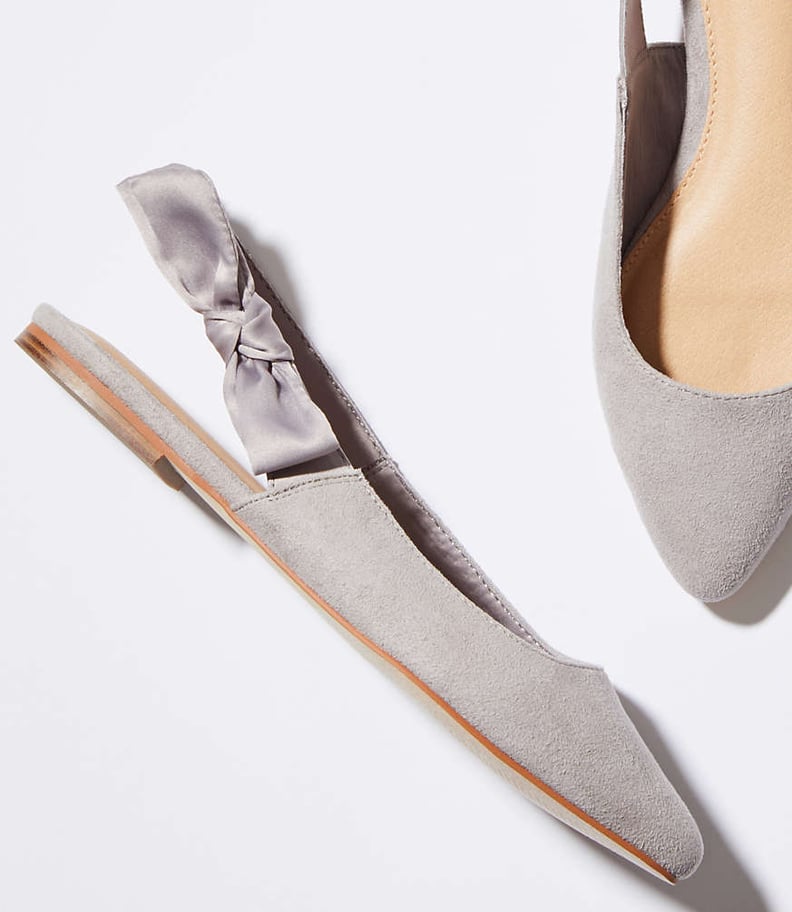 Loft bow shop slip on flats