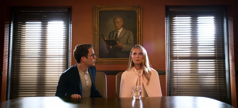 Ben Platt as Payton Hobart and Gwyneth Paltrow as Georgina Hobart