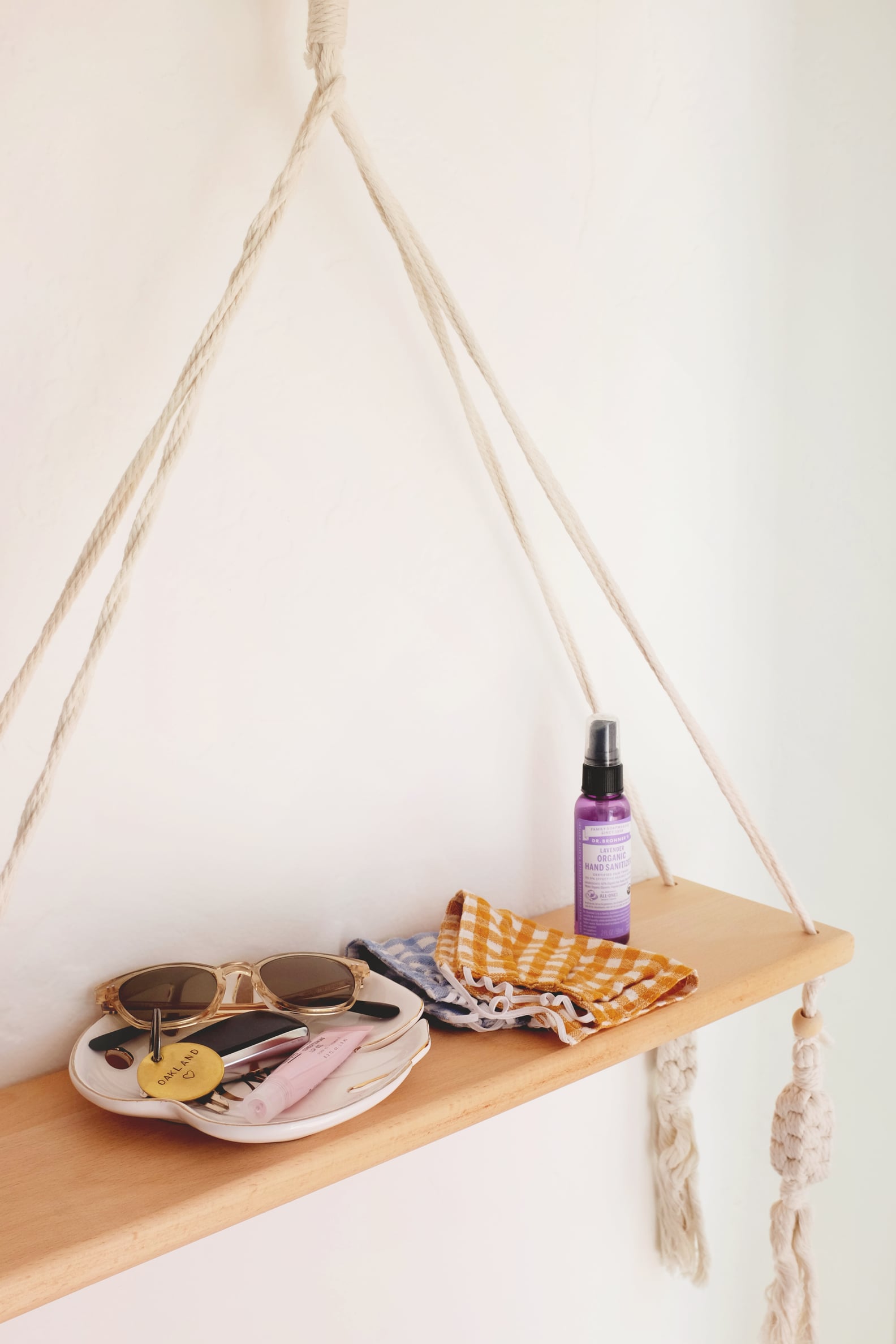 How to Style a Hanging Wall Shelf | PS Home
