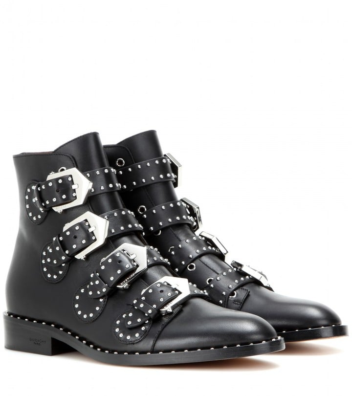 Givenchy Embellished Leather Boots ($1,395) | Fall Shoe Trends 2015 ...
