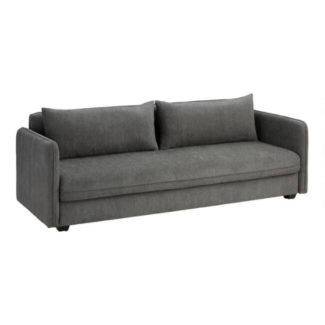 Graphite Gray Cormack Sofa Bed With Storage