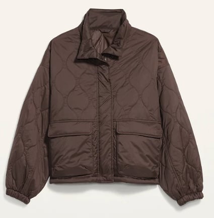 Old Navy Packable Oversized Water-Resistant Quilted Jacket