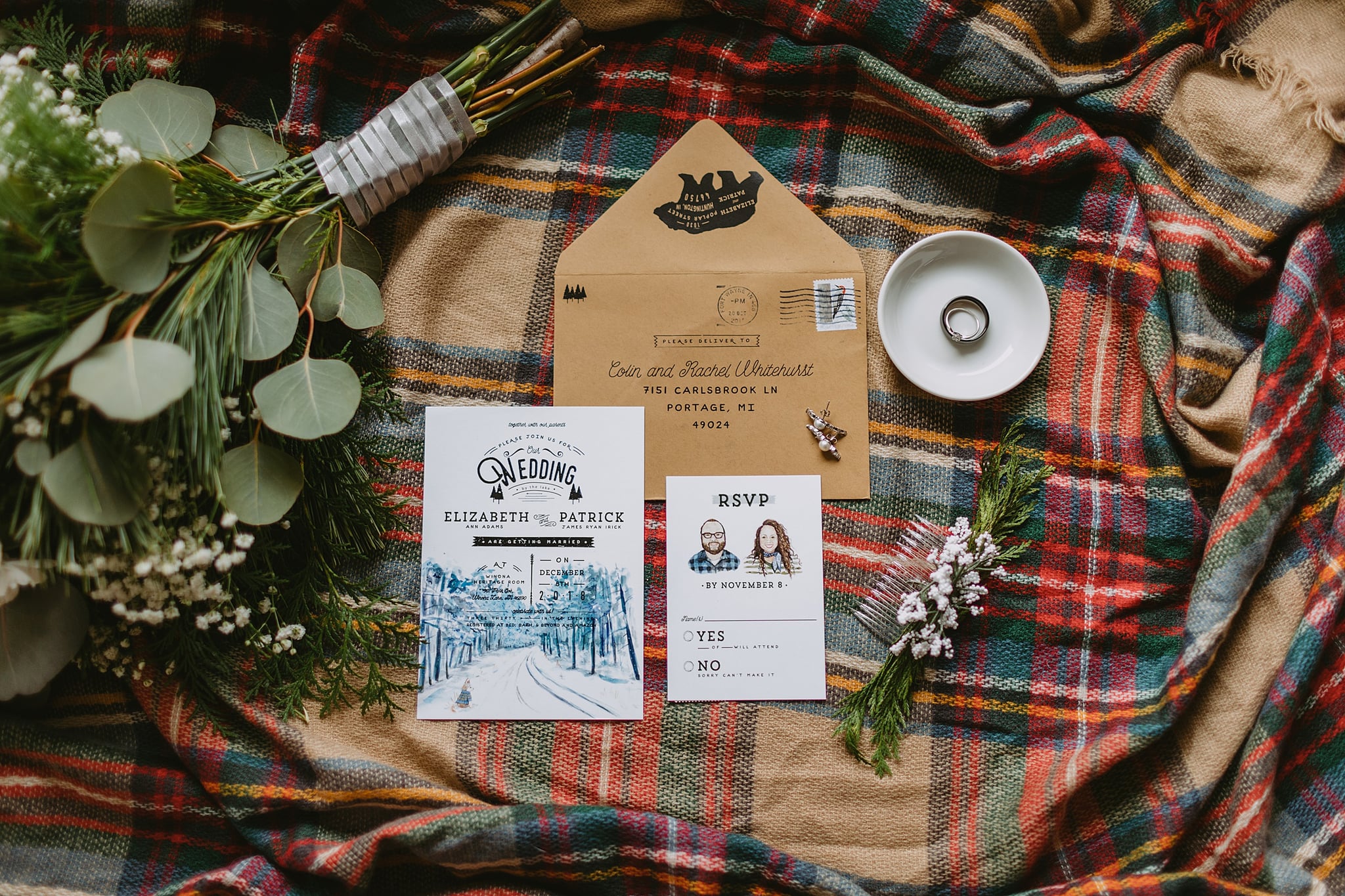 Quirky Christmas Wedding Popsugar Love Uk