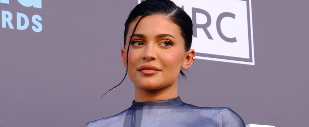 Kylie Jenner Wears a Plunging Sequin Gown to Dress as a '90s Kris Jenner