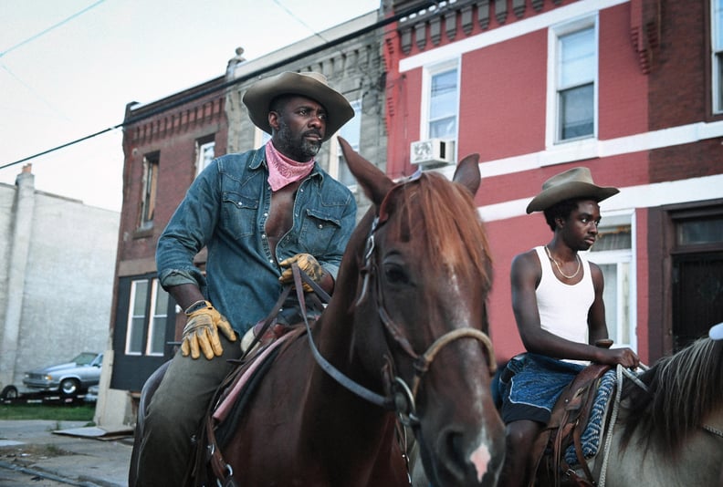 CONCRETE COWBOY, from left: Idris Elba, Caleb McLaughlin, 2020.  ph: Aaron Ricketts / Netflix / Courtesy Everett Collection