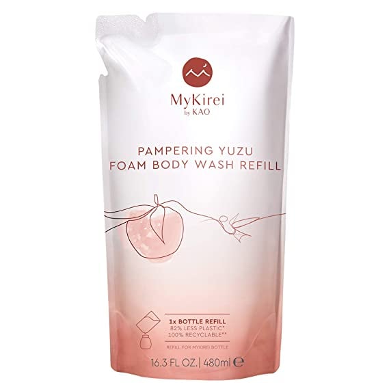 MyKirei by Kao Japanese Pampering Yuzu Foam Body Wash Refill Best