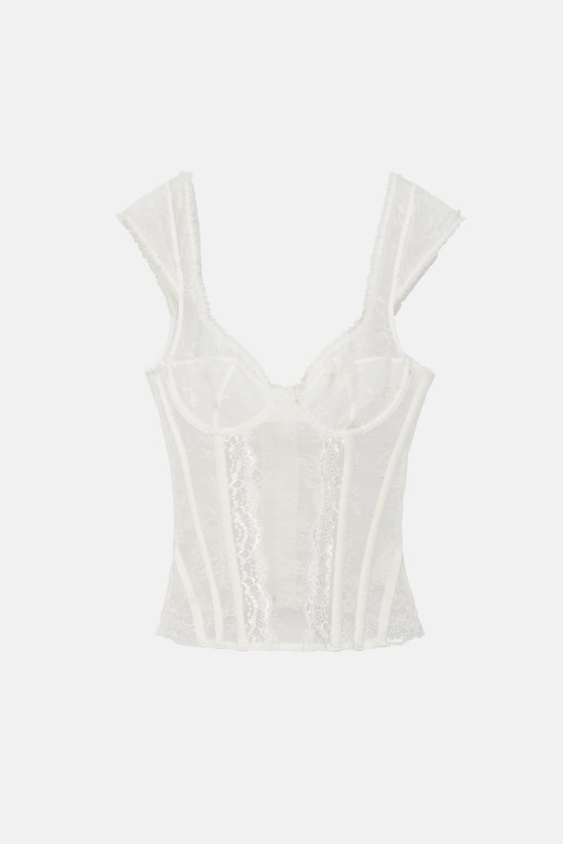 A Sexy Top: Zara Lace Corset Limited Edition