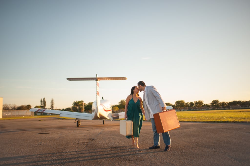 Airport Engagement Shoot