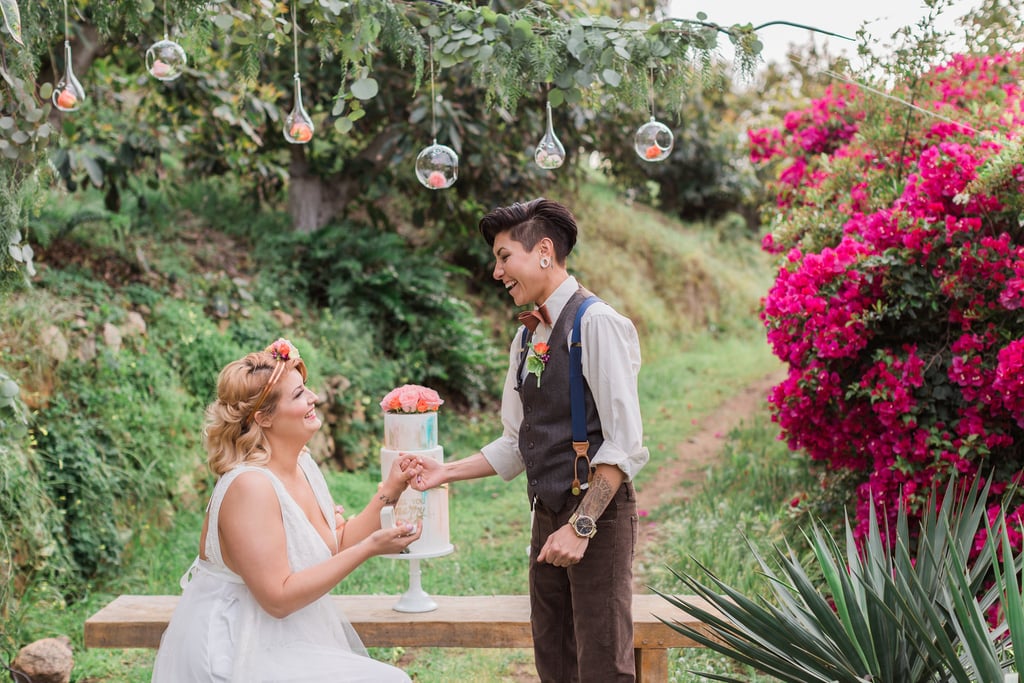 Surprise Proposal in a Styled Wedding Shoot