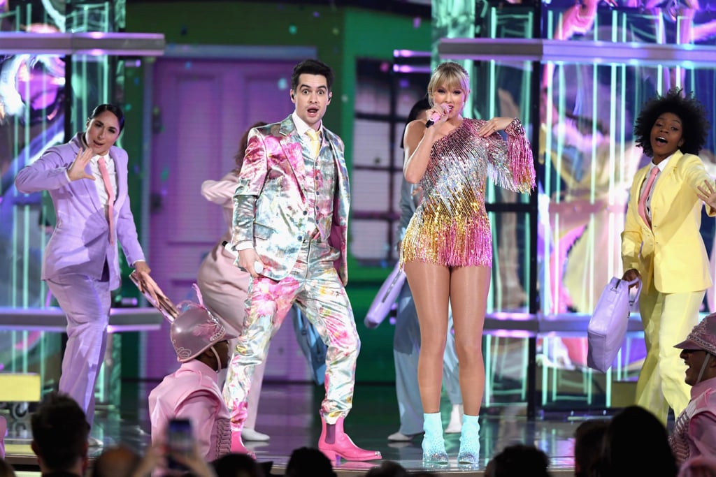 Taylor Swift Billboard Music Awards Rainbow Fringe Dress