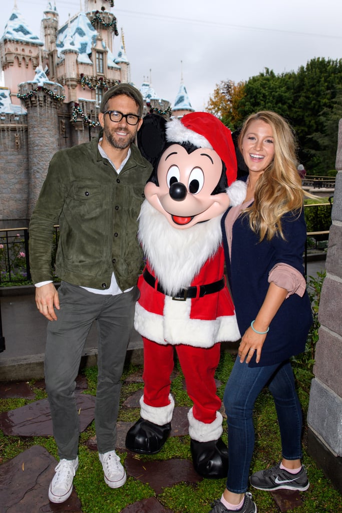 Blake Lively and Ryan Reynolds at Disneyland December 2016