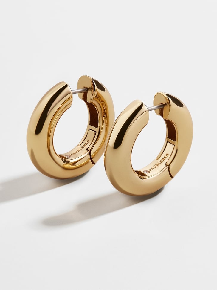 Dalilah Small Tube Huggie Hoops It s BaubleBar s 10th Birthday