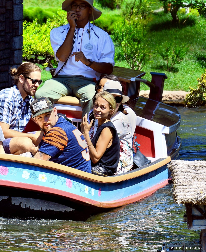 Nicole Richie and Joel Madden at Disneyland September 2015