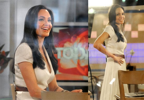 Photos and Video of Angelina Jolie Interviewed by Matt Lauer on The Today Show in New York City Photos and Video of Angelina Jolie Interviewed by Matt Lauer on The Today Show in New York City