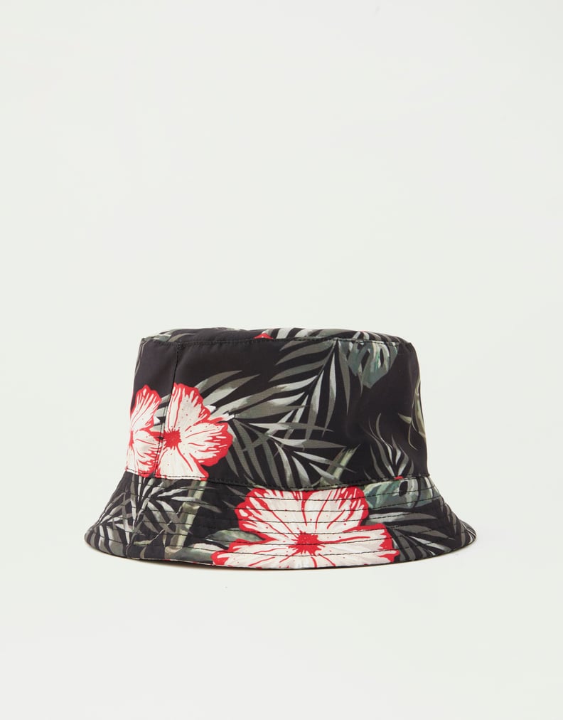 Pull&Bear Tropical Print Rain Hat