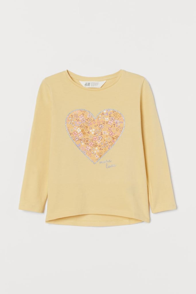 A Sunny Shirt: H&M Printed Jersey Top