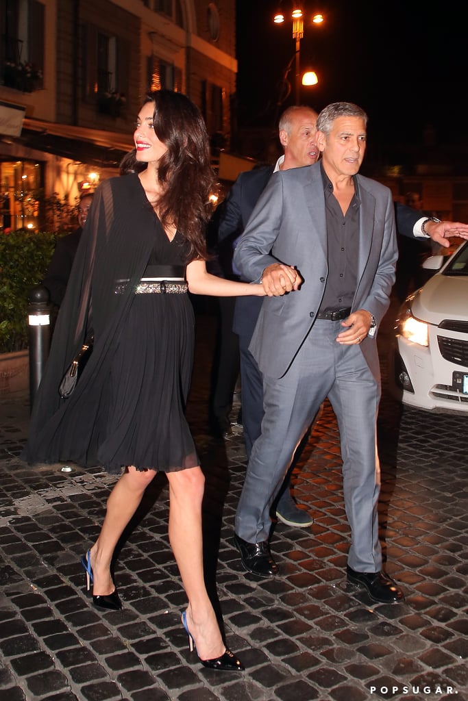 George and Amal Clooney Out in Rome May 2016 | Pictures