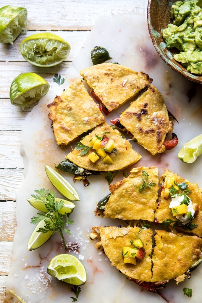 Grilled Vegetable and Cheese Quesadilla