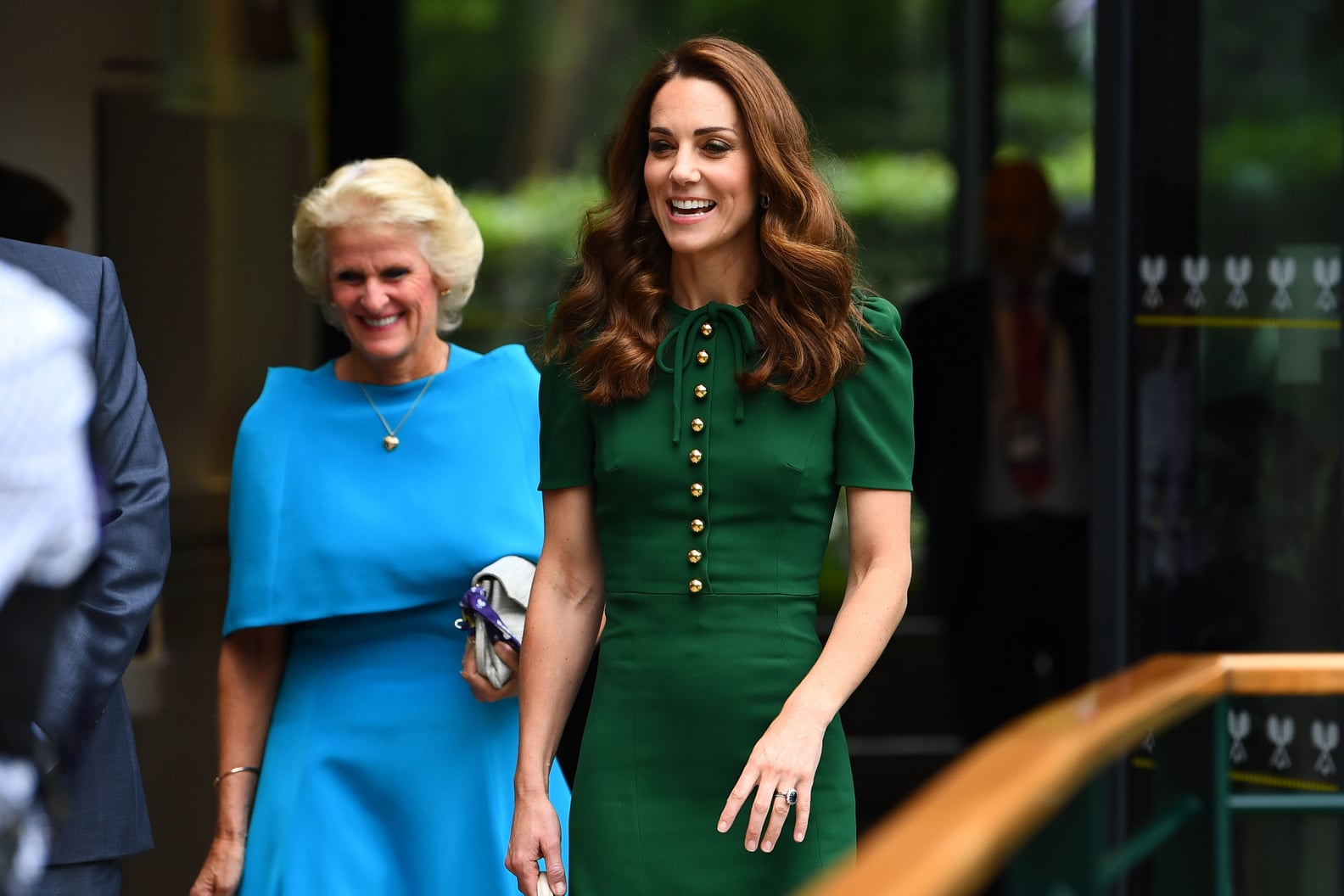 Kate Middleton Green Dress at Wimbledon 2019 | POPSUGAR Fashion